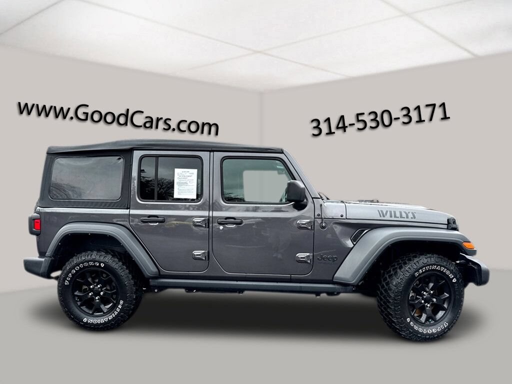 Used 2021 Jeep Wrangler Unlimited Willys Convertible