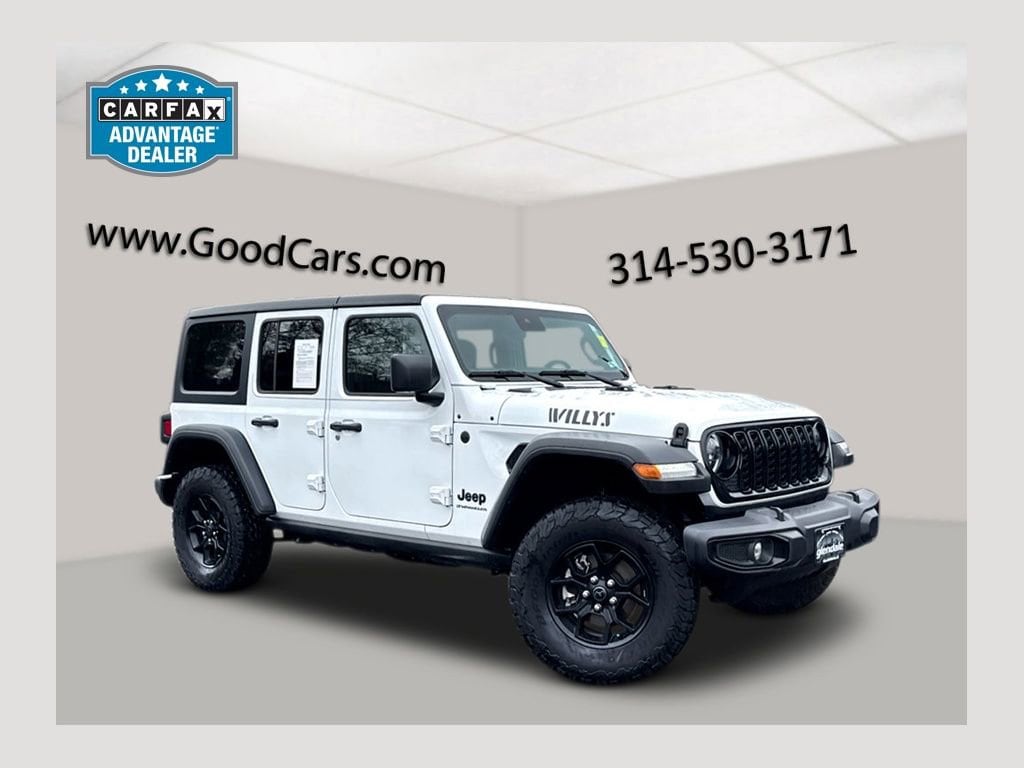 Certified 2024 Jeep Wrangler Willys Convertible