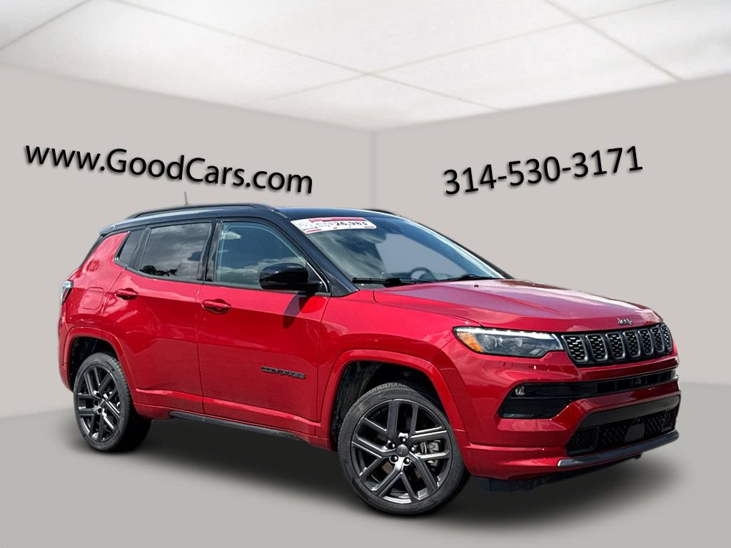 Red Hot Pearlcoat 2024 Jeep Compass SUV / Crossover Four-Wheel Drive Automatic