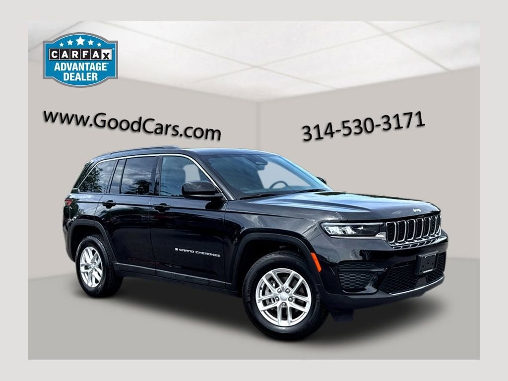 Diamond Black Crystal Pearlcoat 2025 Jeep Grand Cherokee Laredo X 4WD SUV / Crossover Four-Wheel Drive Automatic