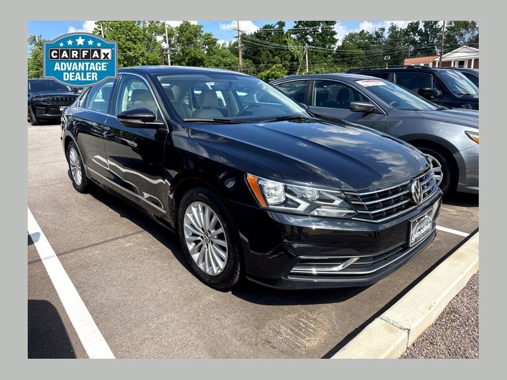 Black 2017 Volkswagen Passat Sedan Front-Wheel Drive Automatic