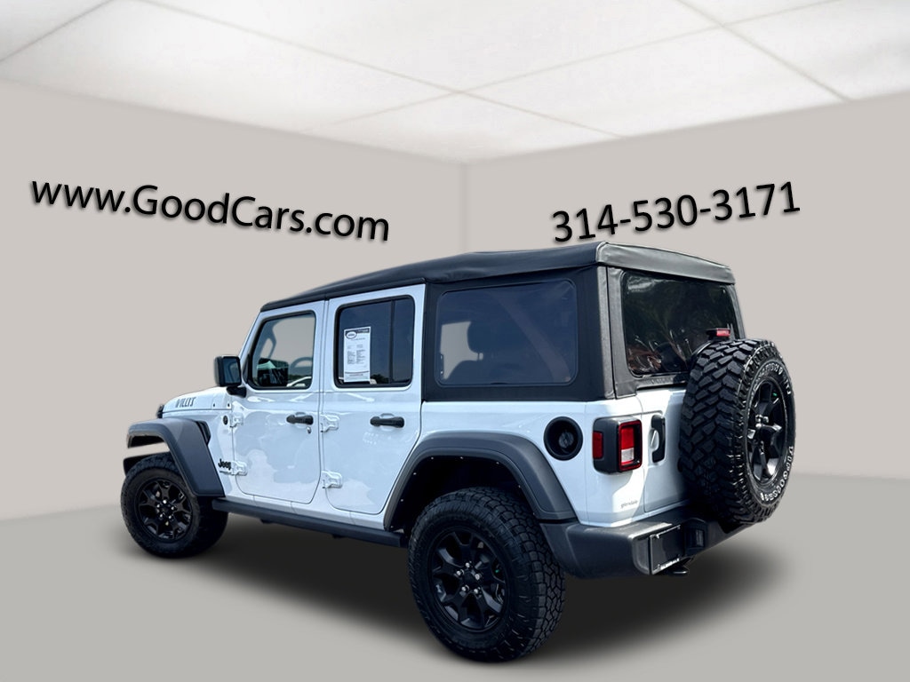 Used 2021 Jeep Wrangler Unlimited Willys Convertible