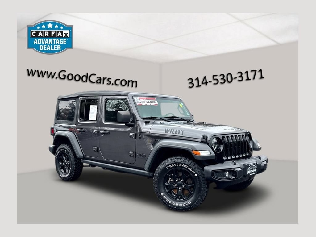 Used 2021 Jeep Wrangler Unlimited Willys Convertible