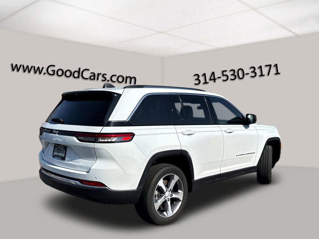 Certified 2023 Jeep Grand Cherokee 4xe with VIN 1C4RJYB63P8784741 for sale in St. Louis, MO