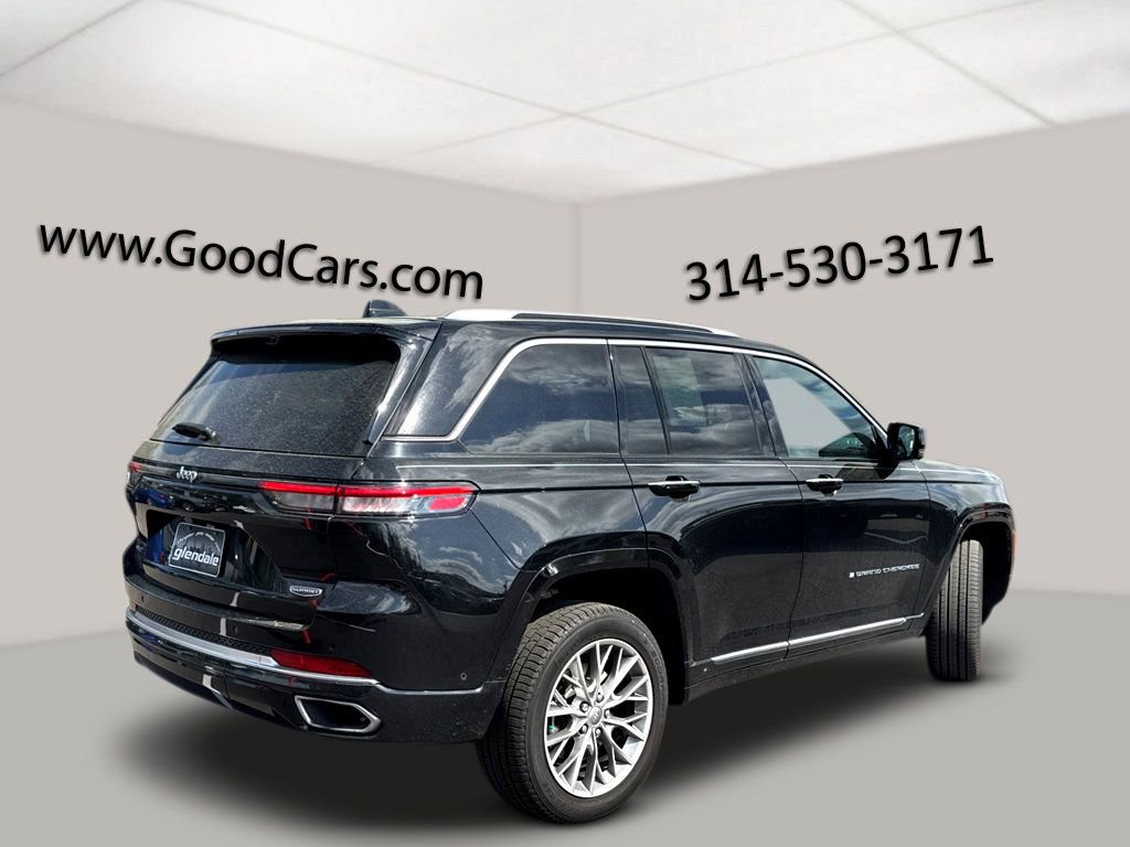 Certified 2023 Jeep Grand Cherokee Summit 4xe with VIN 1C4RJYE68P8798002 for sale in St. Louis, MO