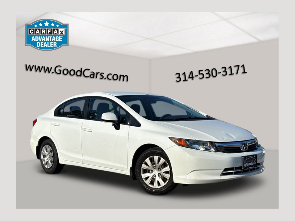 Used 2012 Honda Civic LX with VIN 19XFB2F50CE099563 for sale in St. Louis, MO