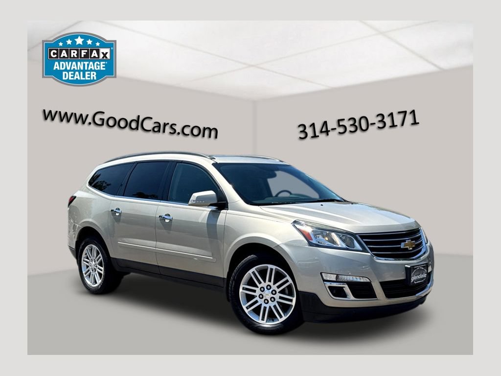 Champagne Silver Metallic 2015 Chevrolet Traverse SUV / Crossover Front-Wheel Drive Automatic