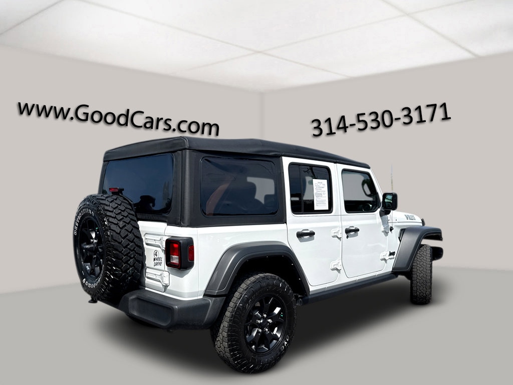 Used 2021 Jeep Wrangler Unlimited Willys Convertible