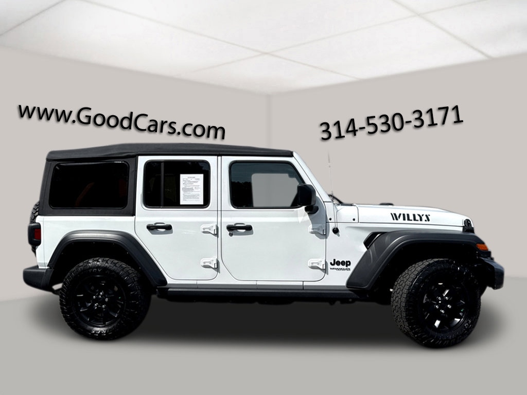 Used 2021 Jeep Wrangler Unlimited Willys Convertible