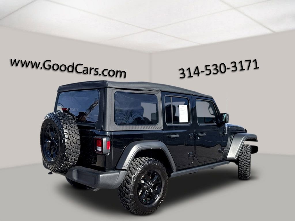 Certified 2022 Jeep Wrangler Unlimited Willys Sport Convertible