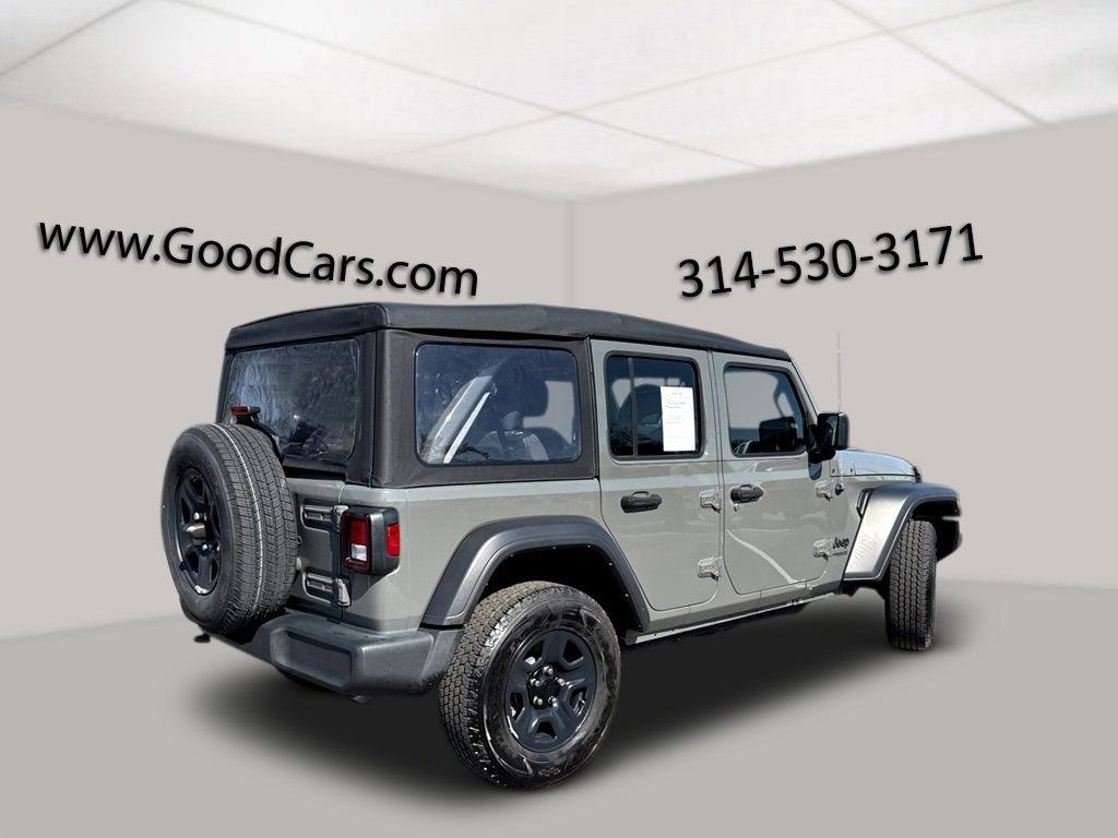 Certified 2022 Jeep Wrangler Unlimited Sport Convertible