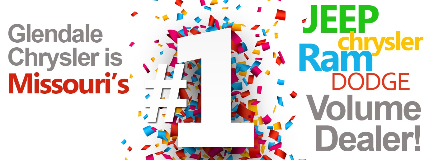 Glendale CDJR is Missouri's #1 CDJR Volume Dealer!