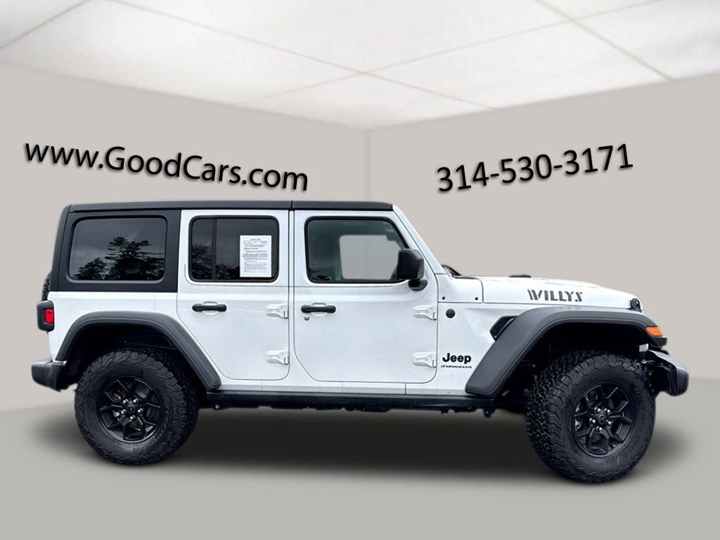 Certified 2024 Jeep Wrangler Willys Convertible