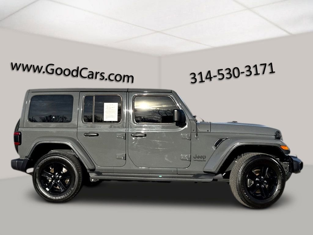 Used 2021 Jeep Wrangler Unlimited Sahara Altitude Convertible