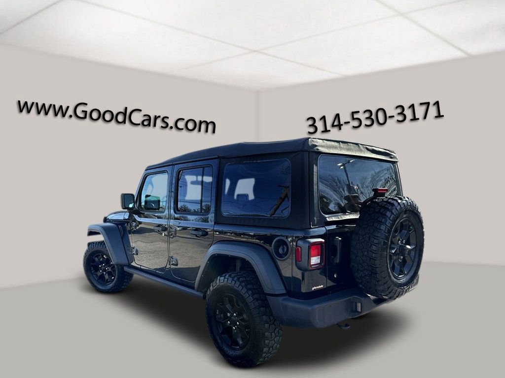 Certified 2022 Jeep Wrangler Unlimited Willys Sport Convertible