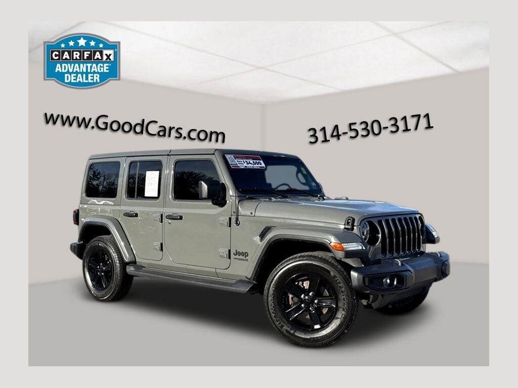 Used 2021 Jeep Wrangler Unlimited Sahara Altitude Convertible