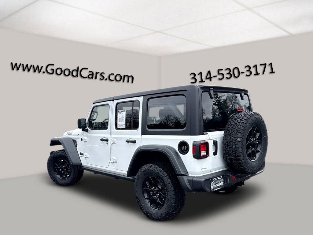 Certified 2024 Jeep Wrangler Willys Convertible