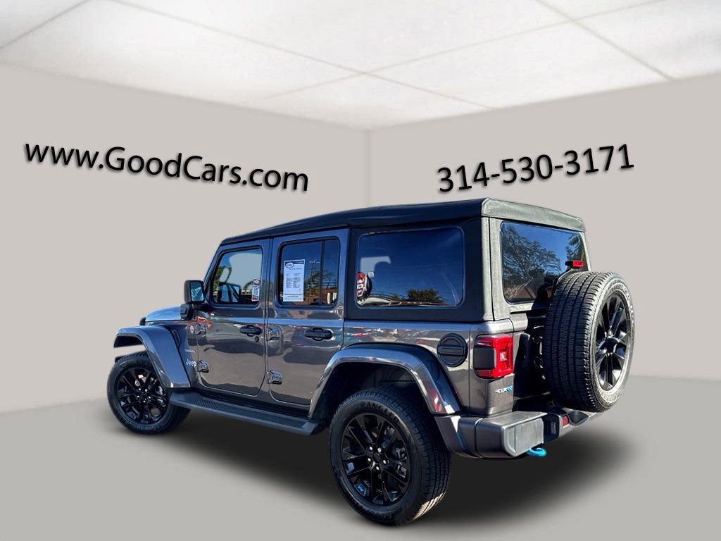 Certified 2022 Jeep Wrangler 4xe Unlimited Sahara Convertible