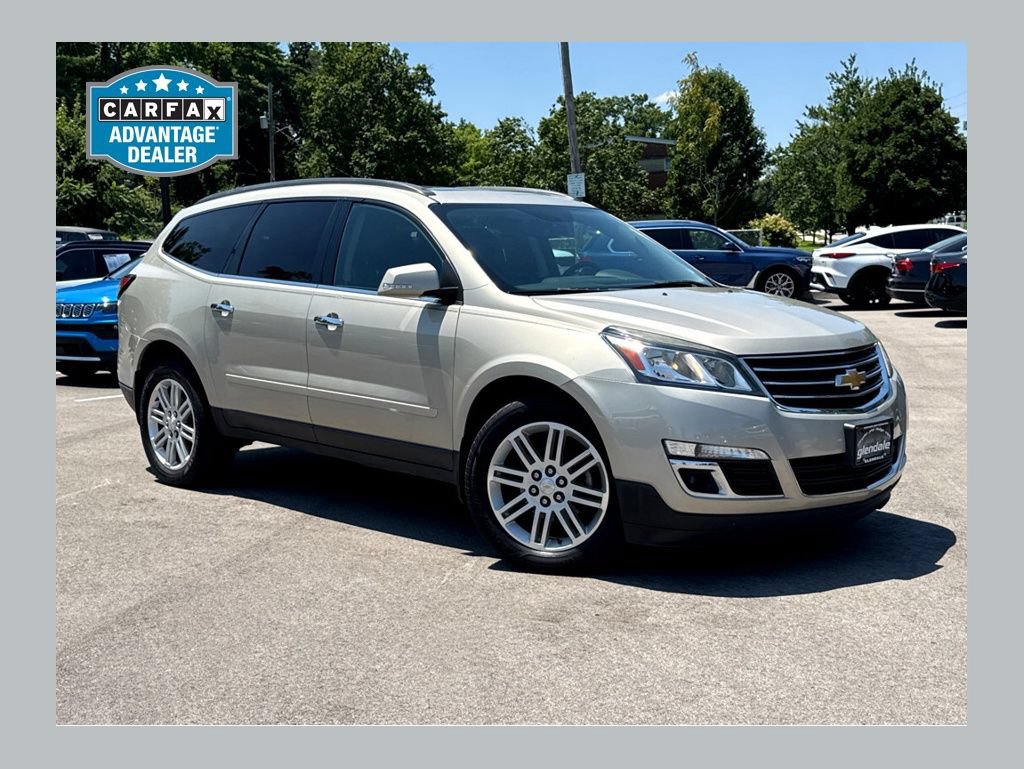 Champagne Silver Metallic 2015 Chevrolet Traverse SUV / Crossover Front-Wheel Drive Automatic