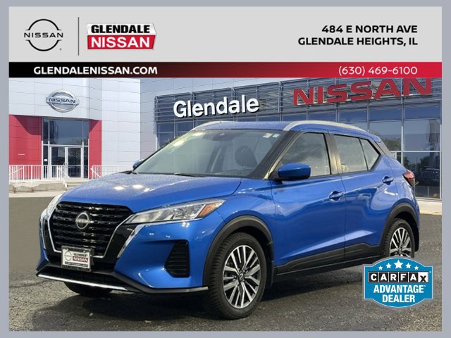 Certified 2022 Nissan Kicks SV with VIN 3N1CP5CV9NL475494 for sale in Glendale Heights, IL
