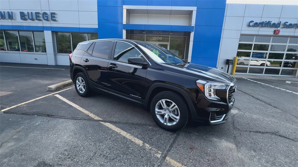 Used 2022 GMC Terrain SLE with VIN 3GKALMEVXNL263022 for sale in Eaton Rapids, MI