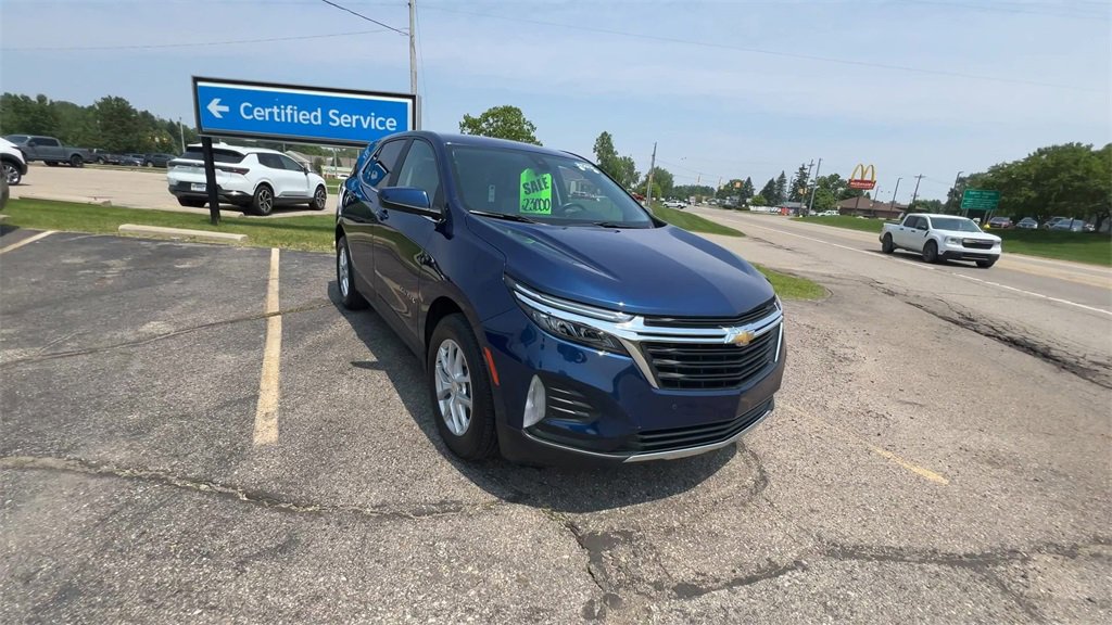 Used 2022 Chevrolet Equinox LT with VIN 3GNAXUEV7NL248596 for sale in Eaton Rapids, MI