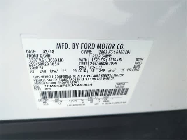 Thumbnail: 2018 Ford Explorer - 15