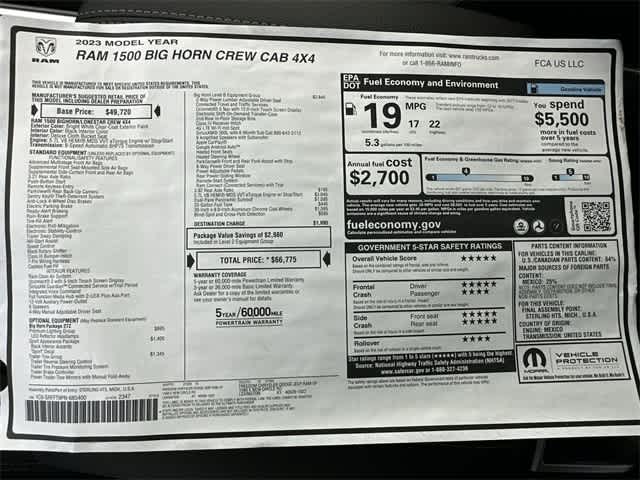 Thumbnail: 2023 RAM 1500 - 13