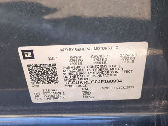 Thumbnail: 2018 Chevrolet Silverado 1500 - 36