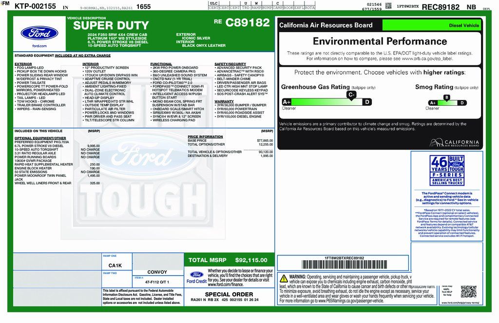 2024 Ford F-250 Super Duty Platinum's photo