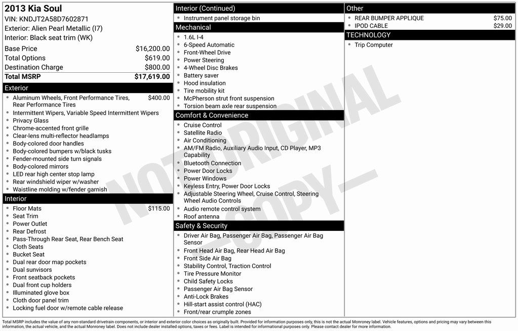 2013 Kia Soul Base's photo