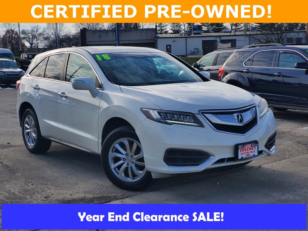 Certified 2018 Acura RDX Base SUV