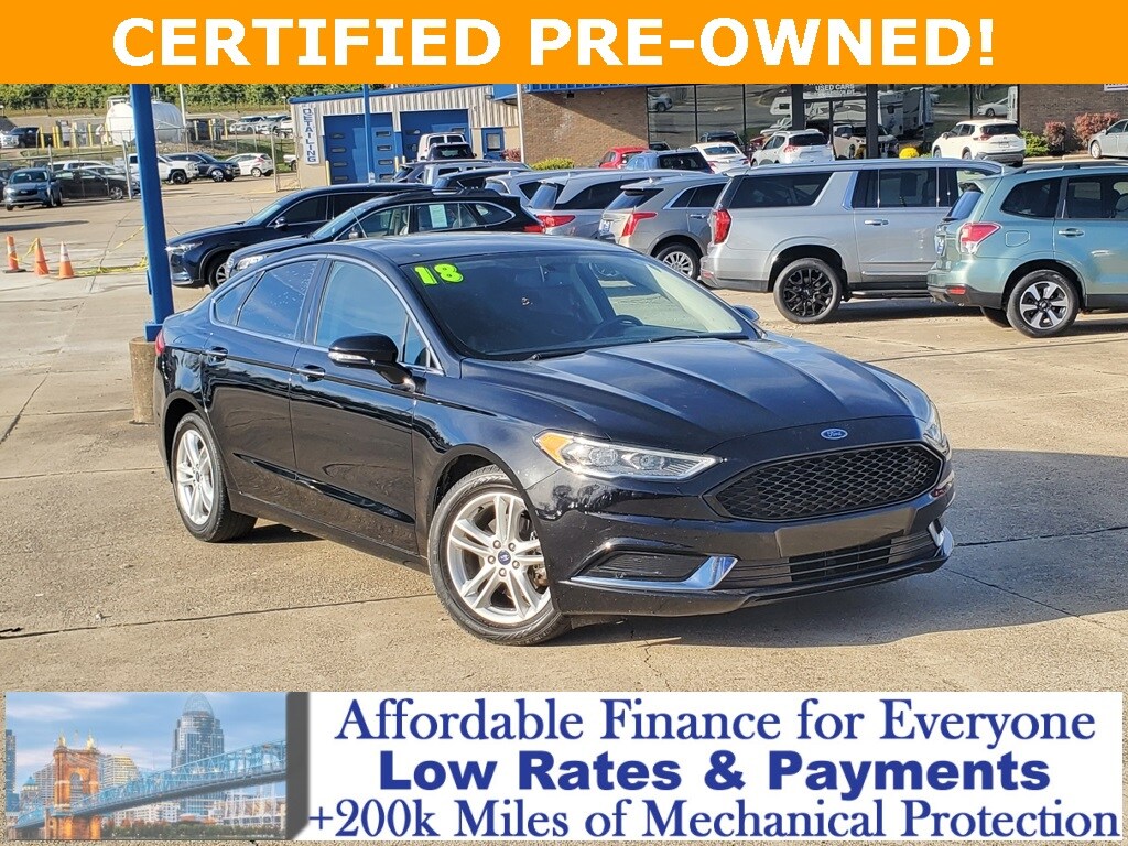 Certified 2018 Ford Fusion SE Sedan