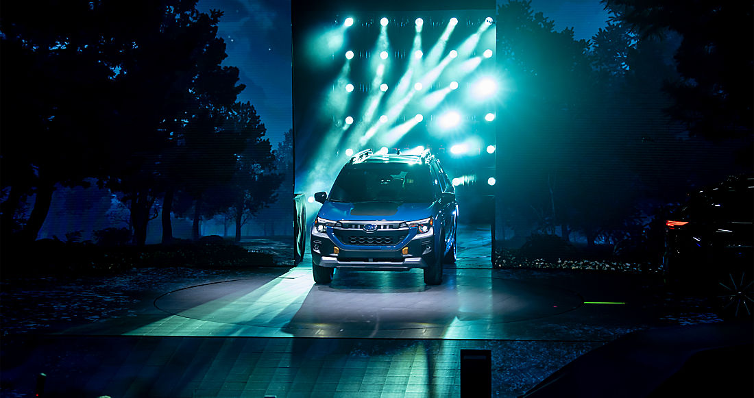 2027 Subaru Forester Wilderness Hybrid in the wild