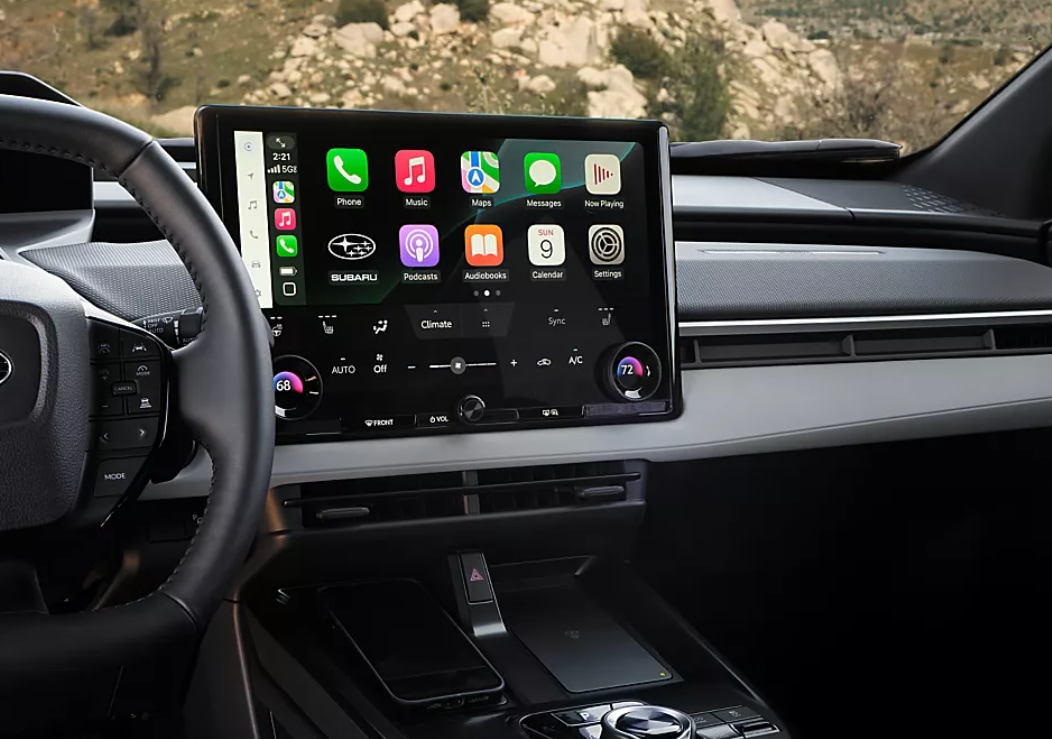 Subaru Trailseeker large touchscreen infotainment system interface