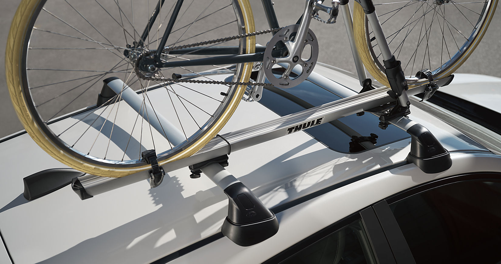 2026 Subaru Impreza cargo area loaded with mountain Bike.