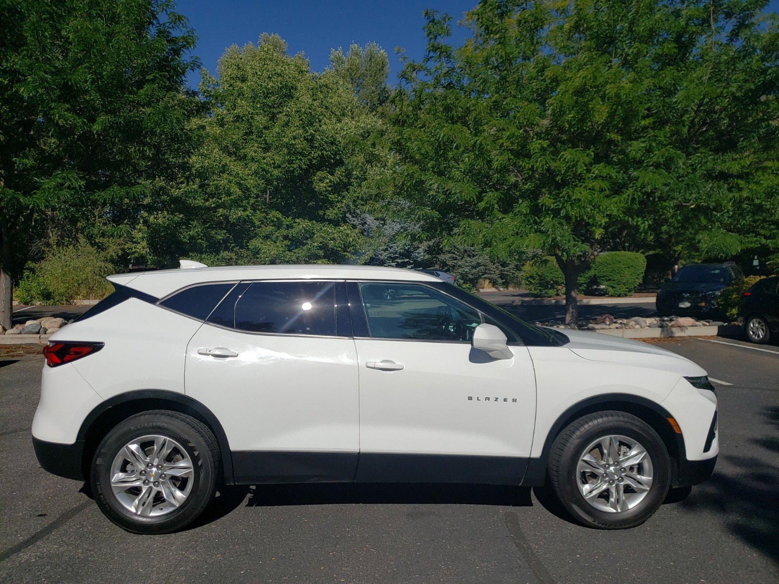 Used 2022 Chevrolet Blazer 2LT with VIN 3GNKBHR42NS151100 for sale in Glenwood Springs, CO