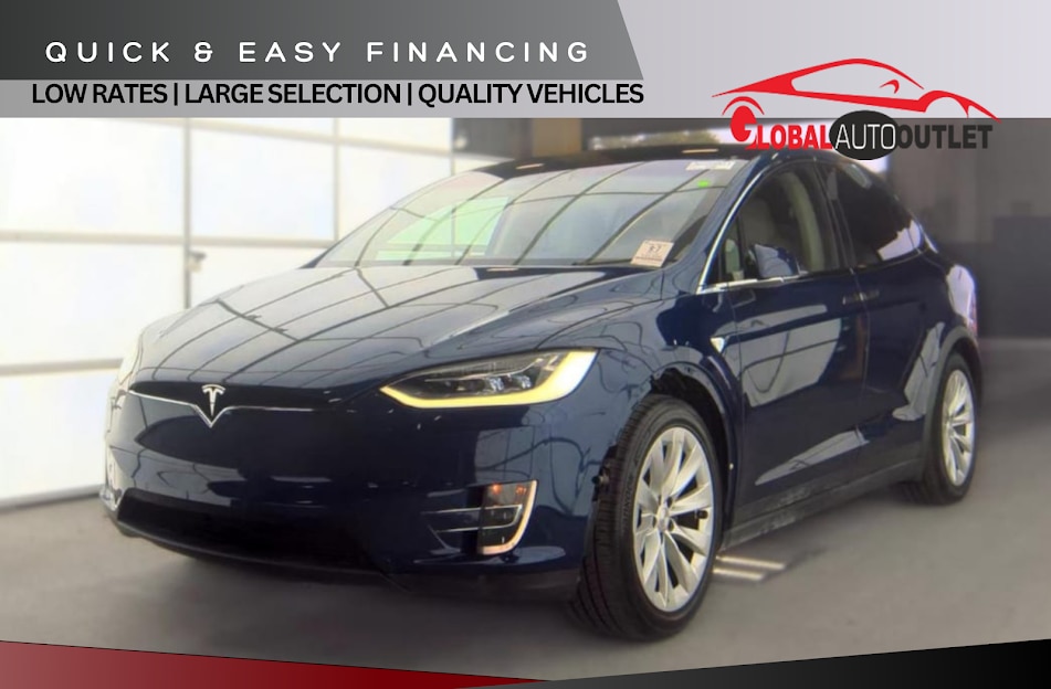 Blue 2018 Tesla Model X 75D AWD SUV / Crossover All-Wheel Drive 1-Speed Automatic