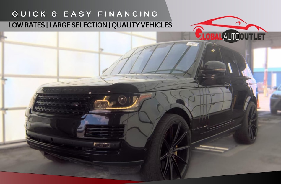Black 2016 Land Rover Range Rover V8 Supercharged 4WD SUV / Crossover All-Wheel Drive Automatic