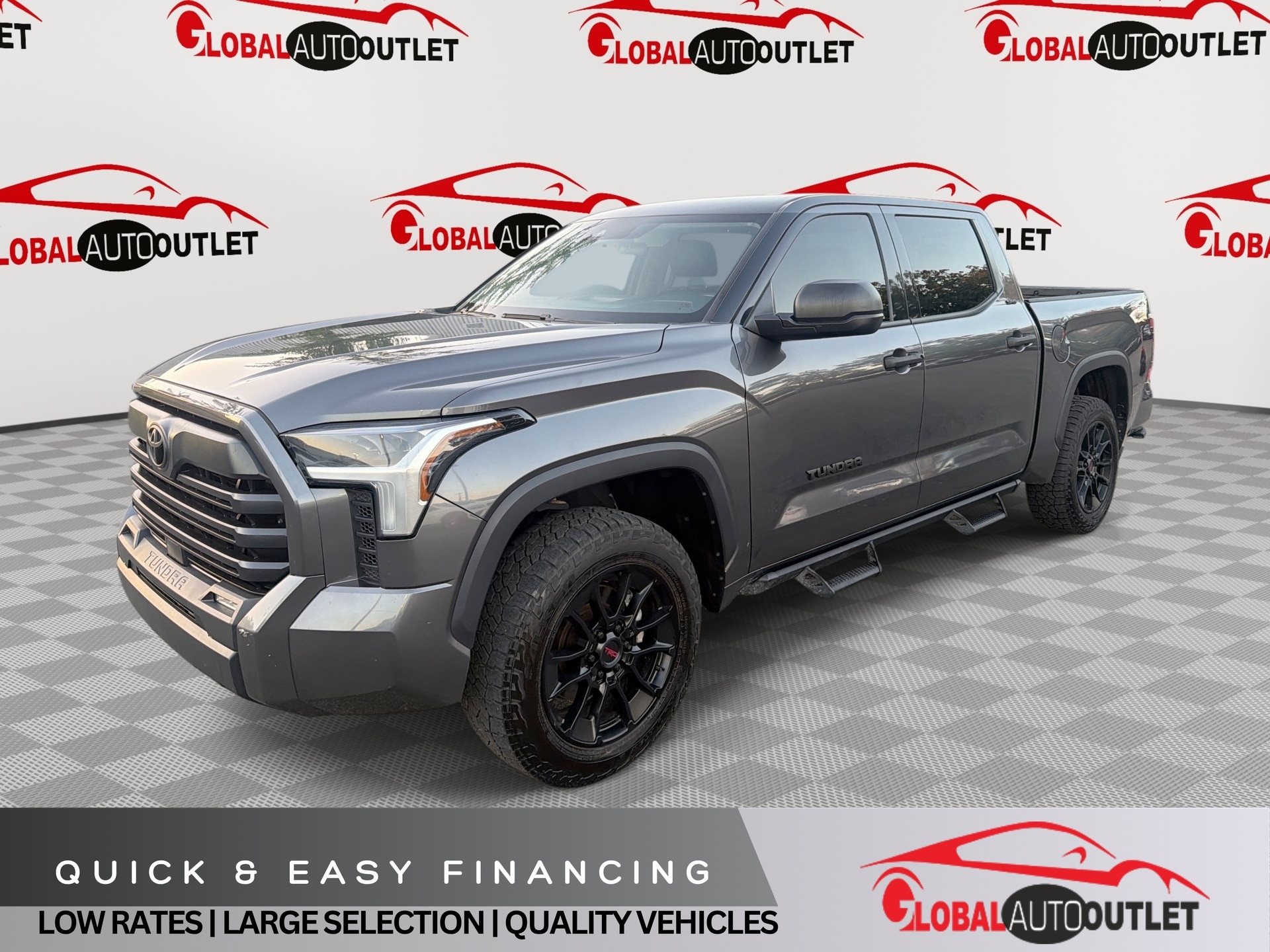 Gray 2023 Toyota Tundra Pickup Truck Four-Wheel Drive Automatic