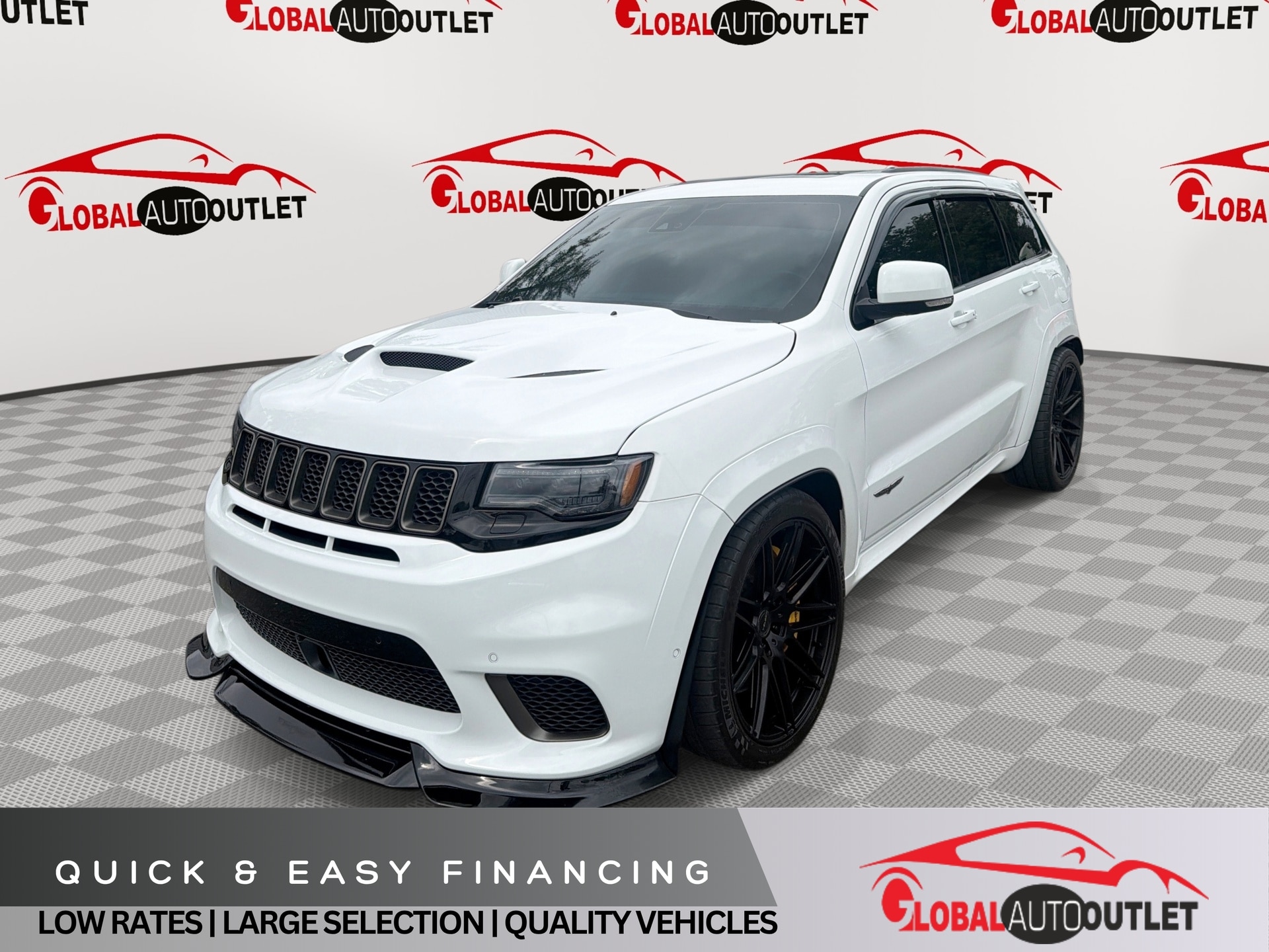 White 2018 Jeep Grand Cherokee SUV / Crossover Four-Wheel Drive 8-Speed Automatic