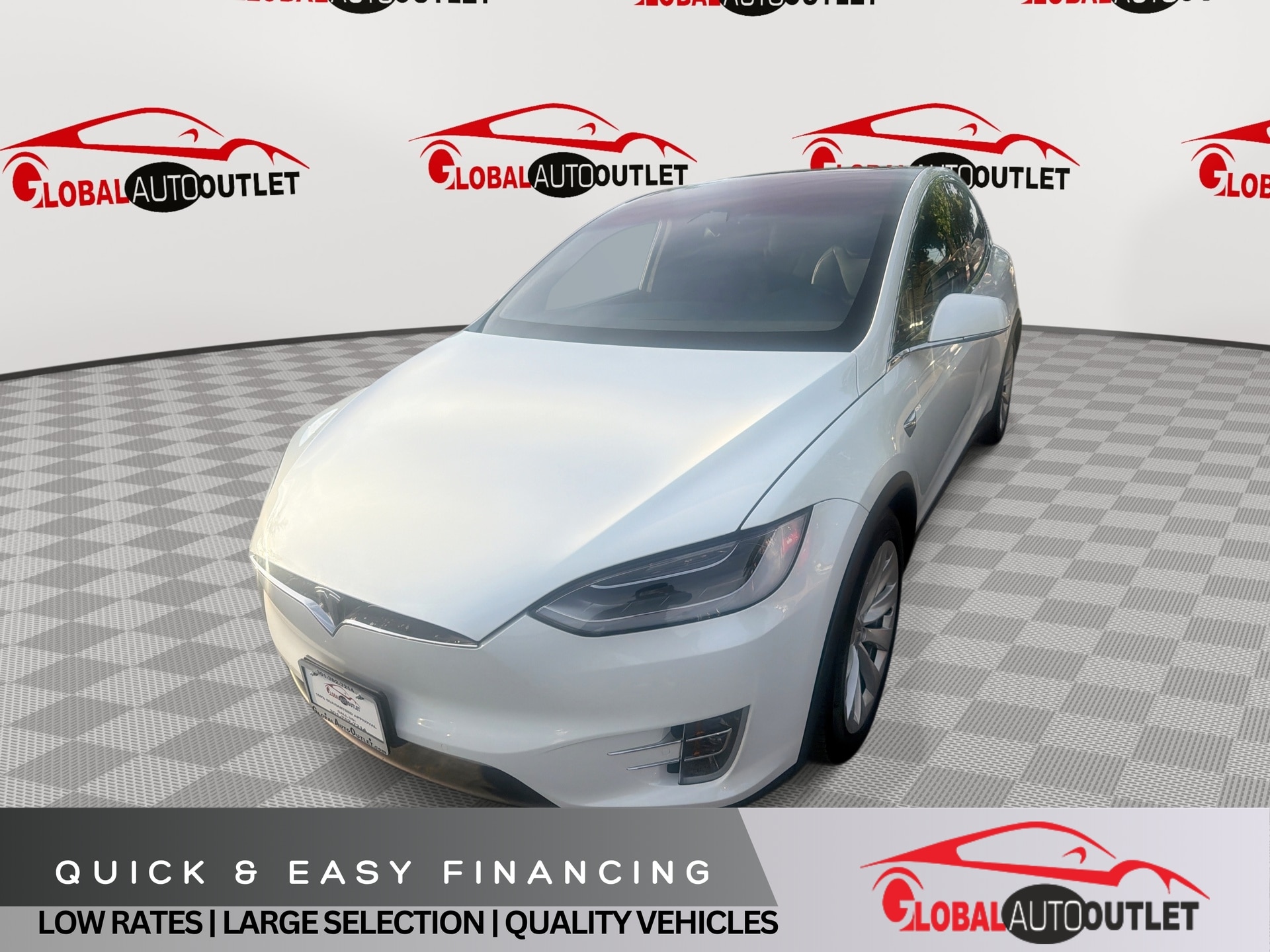 White 2020 Tesla Model X SUV / Crossover All-Wheel Drive 1-Speed Automatic