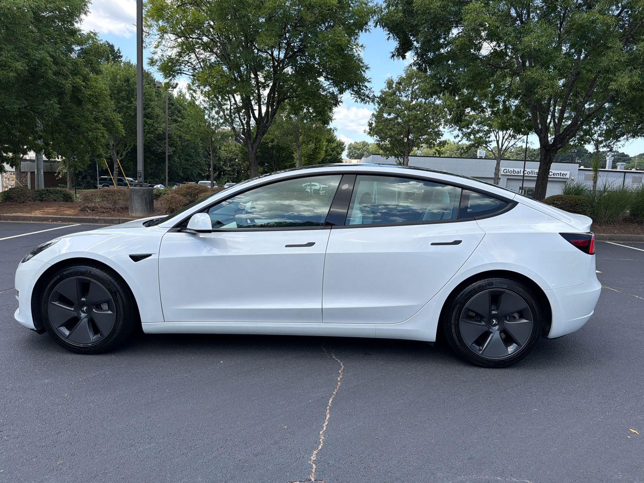 Used 2021 Tesla Model 3 Base with VIN 5YJ3E1EAXMF978518 for sale in Fairburn, GA