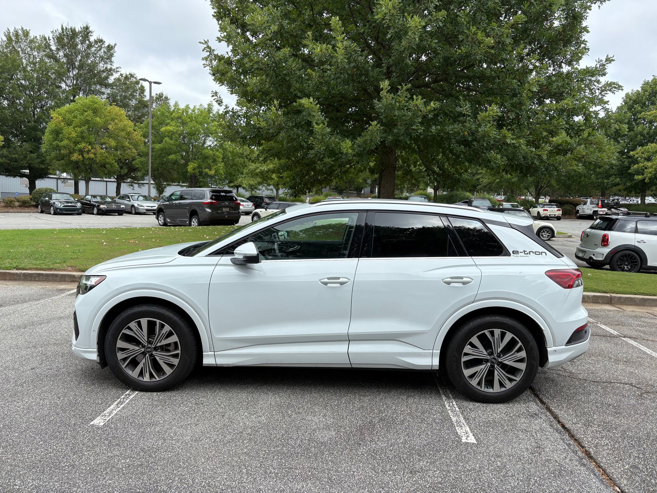 Used 2024 Audi Q4 e-tron Premium Plus with VIN WA1BCBFZ9RP003656 for sale in Chamblee, GA