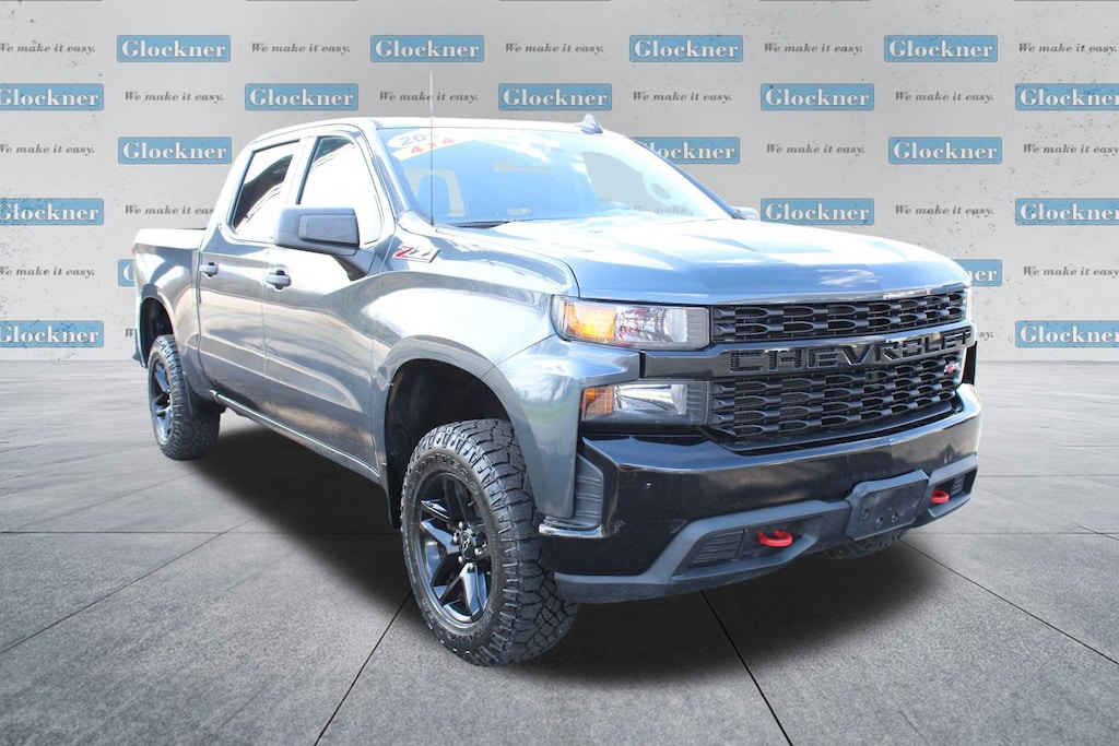 Used 2019 Chevrolet Silverado 1500 Custom Trail Boss Truck Crew Cab