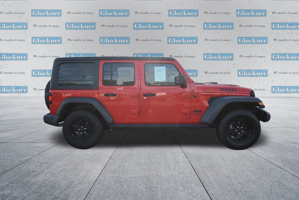 Used 2021 Jeep Wrangler Unlimited Willys SUV