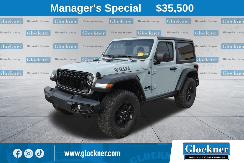 Used 2024 Jeep Wrangler Willys SUV