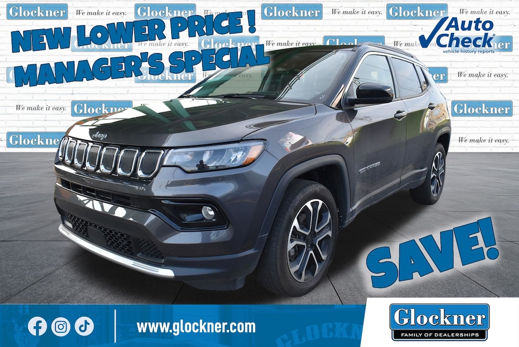 Used 2022 Jeep Compass Limited SUV