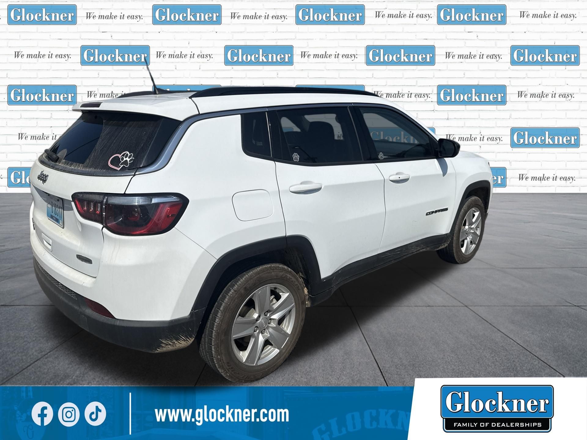 Used 2022 Jeep Compass Latitude with VIN 3C4NJDBB2NT132678 for sale in Ashland, KY