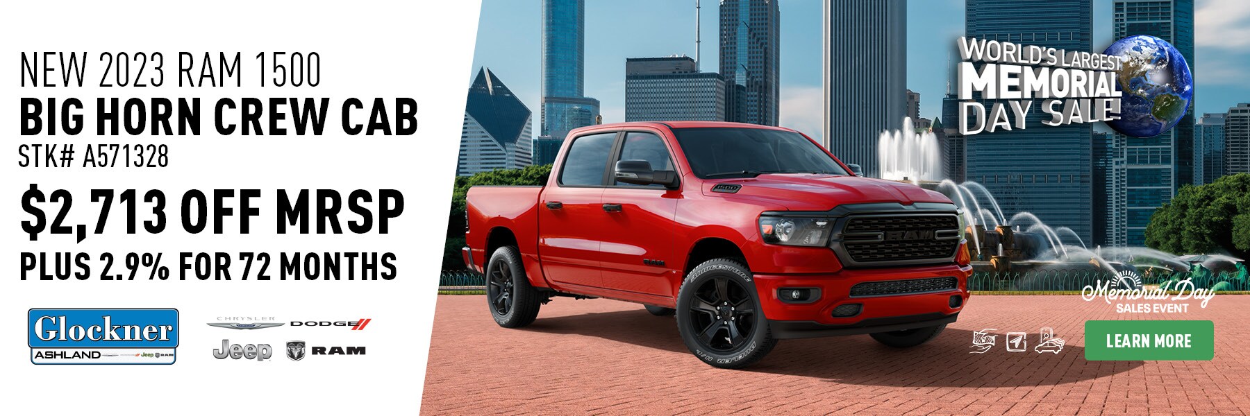 Chrysler Dodge Jeep Ram Deals and Specials Glockner of Ashland